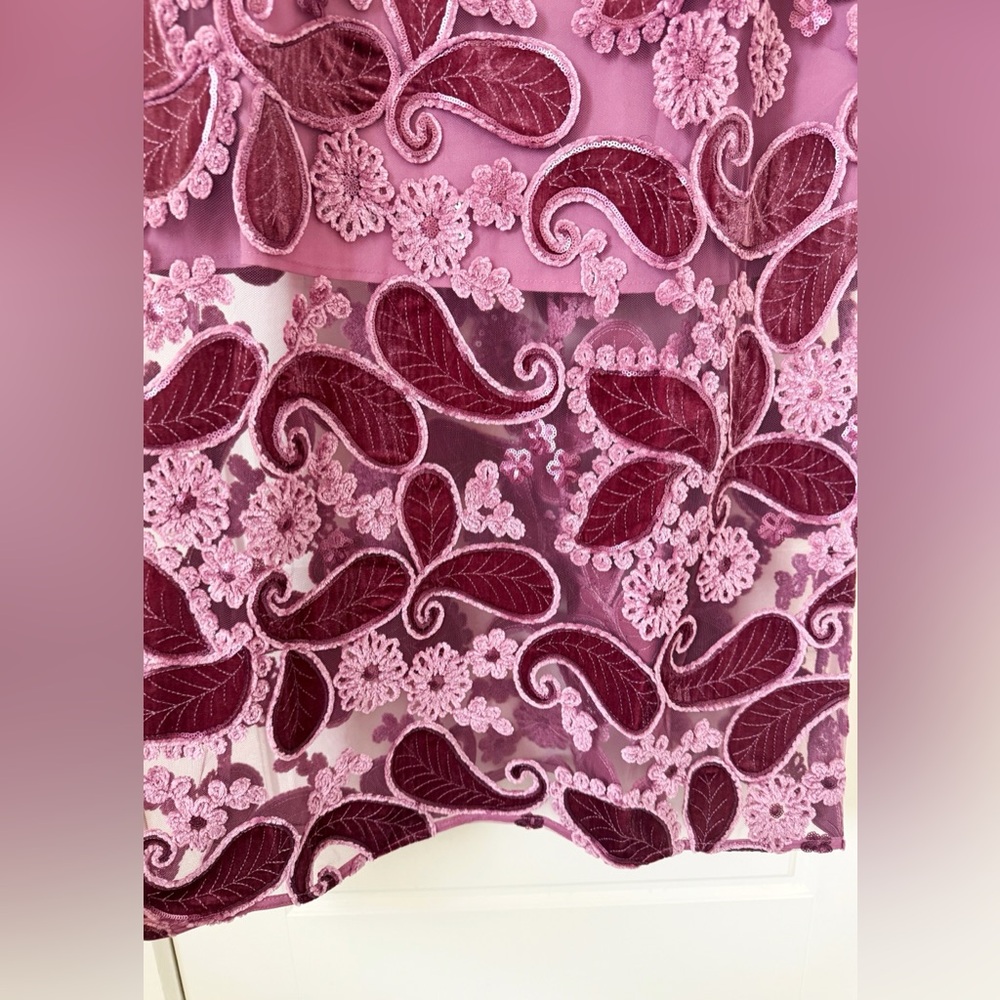 Endless Rose Pink Paisley Midi Dress - Picture 6 of 7